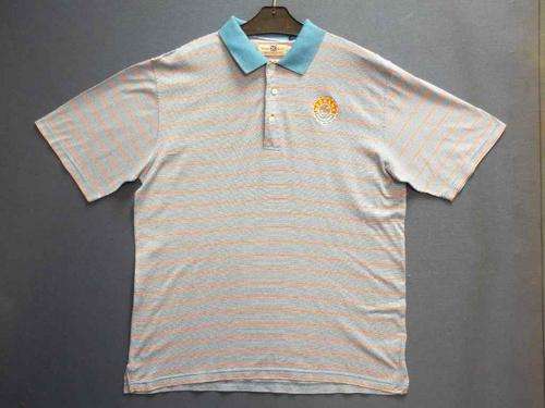 Mark Scott Golf Shirt (Nedbank 2007 Challenge) Blue/Orange Double Mercerized Cotton - Size L