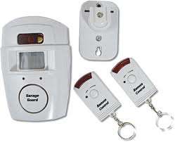 Motion detecting sensor alarm