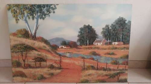 W P Grobler Oil Painting