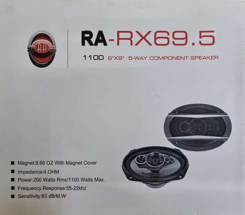 Reference Audio RA-RX69.5 - 5 way 6x9 Speakers