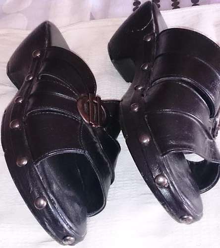 Ladies Black Sandals - Size 5