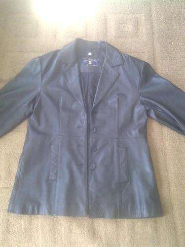 LADY'S GENUINE LEATHER JACKET - BLACK  IMMACULATE