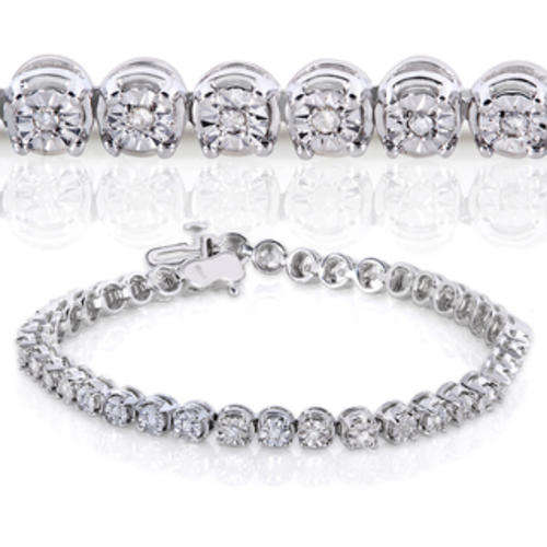 **GORGEOUS**TENNIS BRACELET 25.00 CARAT CR DIAMONDS SET IN A BEAUTIFUL CLASSIC STYLE BRACELET