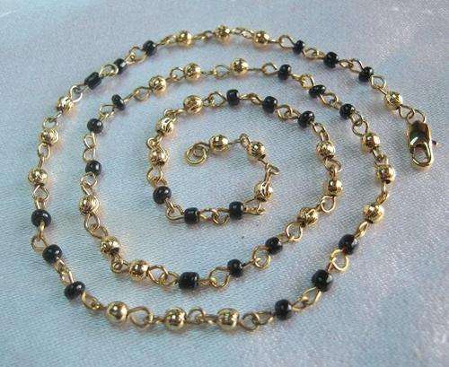 Stunning Black and Gold Necklace