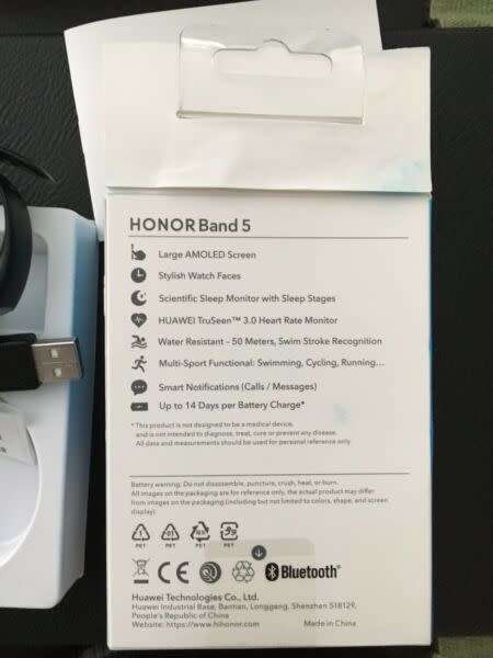 Huawei Honor 5 activity band