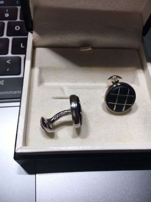 Mont Blanc Round Cufflinks