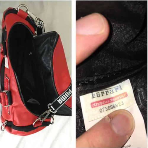 Authentic Puma Scuderia Ferrari Unisex Handbag