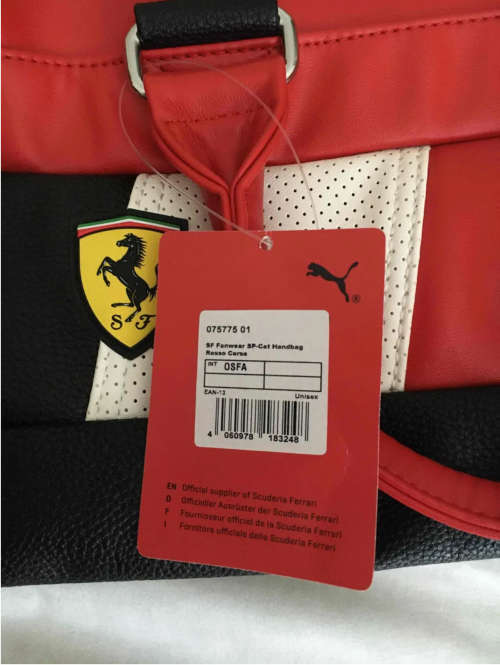 Authentic Puma Scuderia Ferrari Unisex Handbag