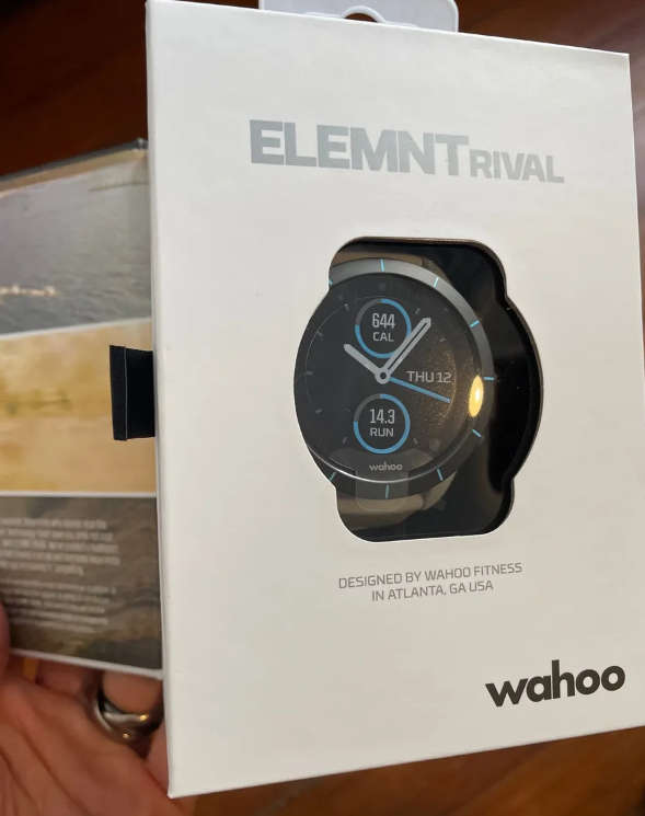 WAHOO ELEMNT RIVAL SMART SPORTS WATCH WITH GPS (WHITE)