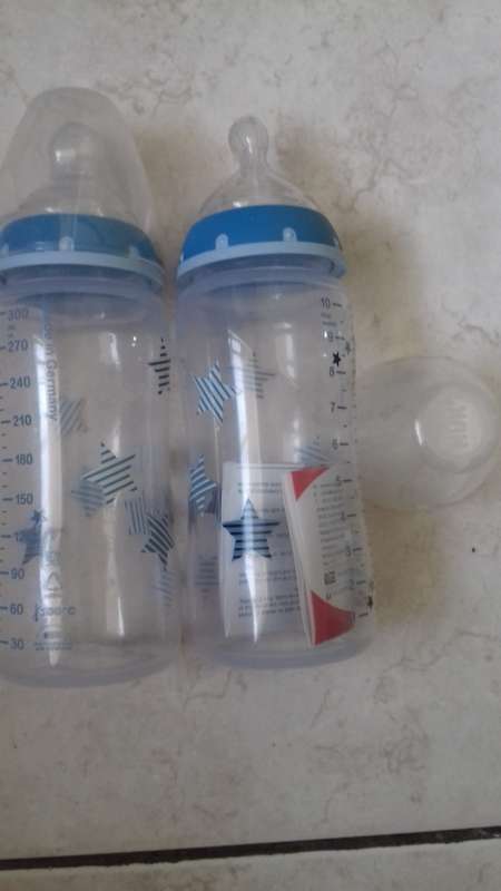 2x 300ml Nuk baby bottles