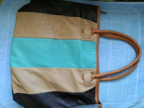 Brown striped bag (Avon)