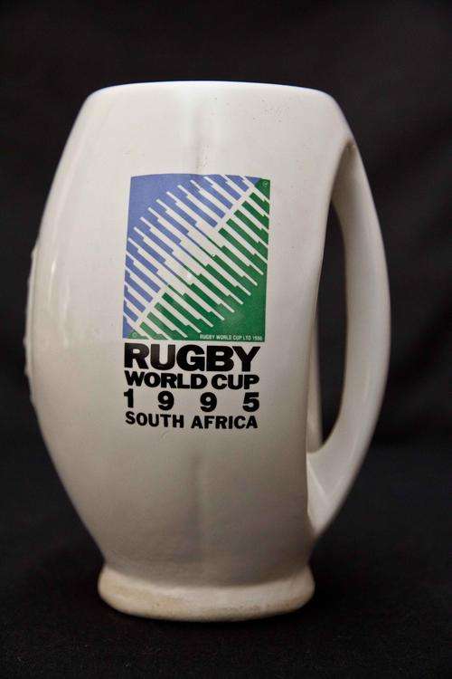 Rugby World Cup 1995 Memorabilia: Ceramic tankard beer mug