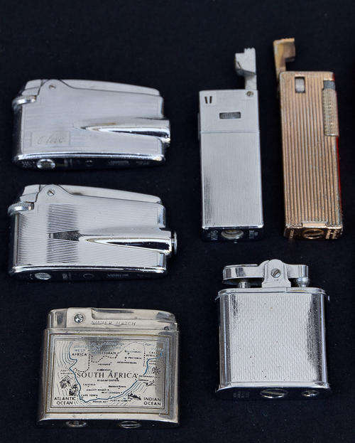 Collection of 2 late-classic + 4 vintage lighters