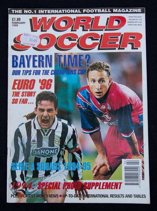 13 x World Soccer magazine collection