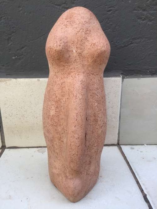 RARE TERRACOTTA SCULPTURE BY SYDNEY KUMALO