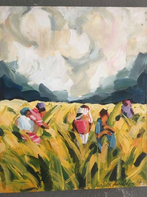 JUNIOR FUNGAI ON STRETCHED CANVAS