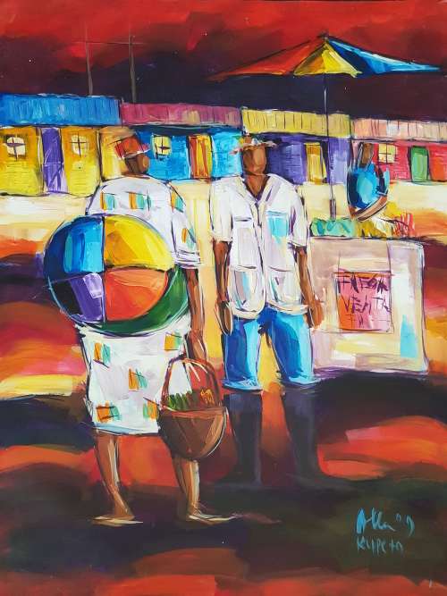 ALLEN KUPETA NICELY DONE ON CANVAS