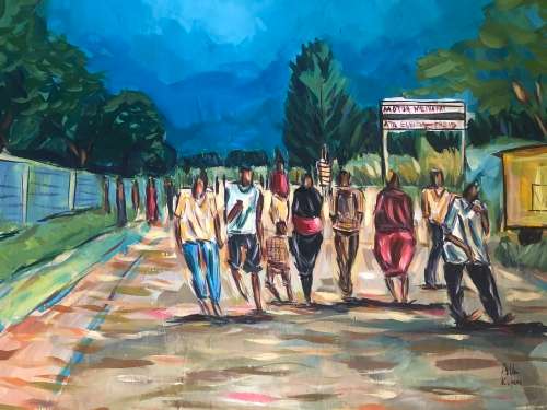 ALLEN KUPETA NICELY DONE ON CANVAS