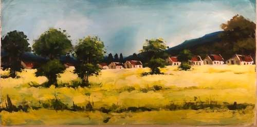 A VERY HUGE LANDSCAPE BY JUNIOR FUNGAI. A MUST HAVE!!!