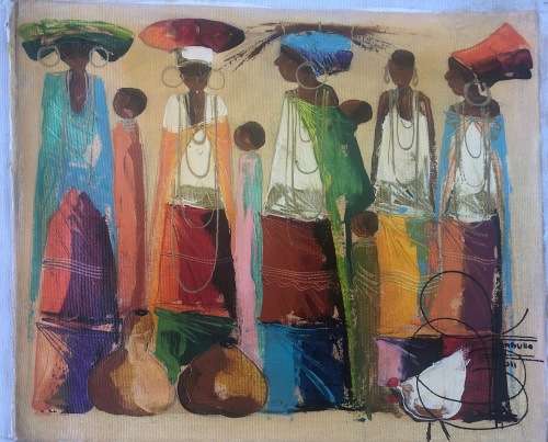 VERY NICE!!! NDABUKO NTULI ON CANVAS