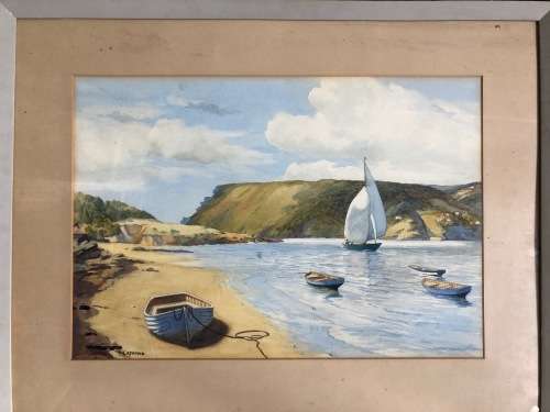RARE WATERCOLOR SIGNED P CAZANNE. A MUST HAVE!!