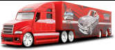 1/64 Sale Haulerz Truck And Trailer (Available in Red or Blue)
