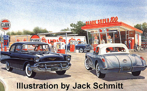 BRAND NEW HO CLARK OIL GAS STATION