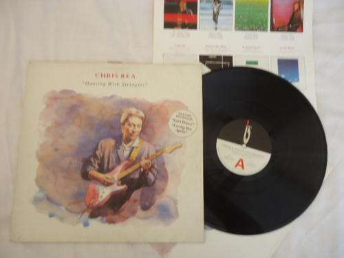 CHRIS REA "DANCING WITH STRANGERS" IMPORTED UK 1987 MAGNET STEREO LP WITH INNER SLEEVE IN GREAT COND