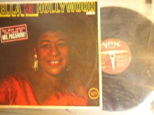 ELLA FITZGERALD - "ELLA IN HOLLYWOOD" - VERVE LONG PLAYING LP IN GREAT CONDITION