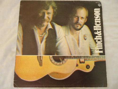 FINCH & HENSON  "AT HOME IN THE DARK" 1990 WARNER BROS STEREO LP IN GREAT CONDITION