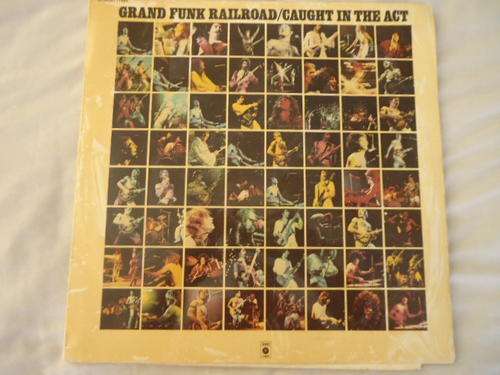 GRAND FUNK  - "CAUGHT IN THE ACT"1975 CAPITOL/EMI DOUBLE STEREO GATEFOLD LP SET IN GREAT COND