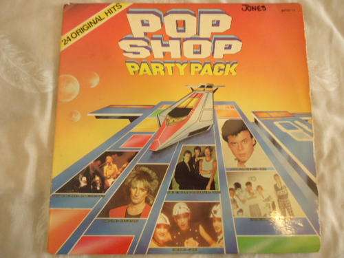 POP SHOP PARTY PACK - 24 ORIGINAL HITS  1983 MFP DOUBLE STEREO GATEFOLD LP SET IN GREAT CONDITION
