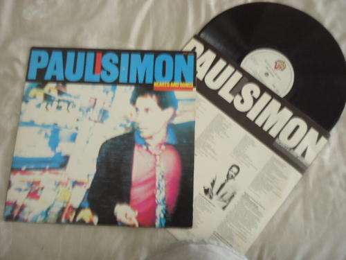 PAUL SIMON "HEARTS AND BONES" 1983 WARNER BROS STEREO LP+ORGINAL INNER SLEEVE IN EXCELLENT CONDITION