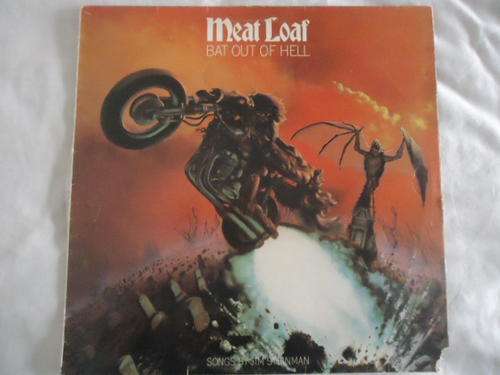 MEATLOAF "BAT OUT OF HELL" - 1977 EPIC STEREO LP-EXCELLENT (7)