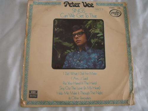 "PETER VEE SINGS CAN WE GET TO THAT"   1971 EMI-STARLINE STEREO LP IN GREAT CONDITION