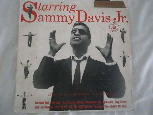 "STARRING SAMMY DAVIS, JR."  BRUNSWICK LONG PLAYING LP IN GREAT COND