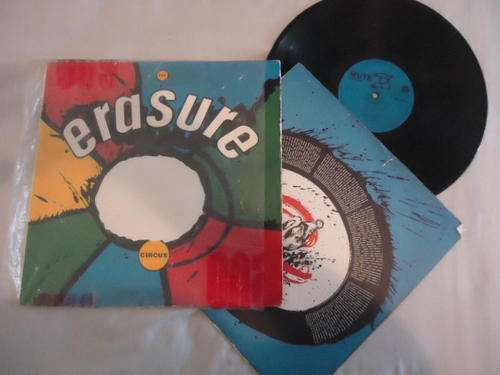 ERASURE "THE CIRCUS" 1987 MUTE STEREO LP + INNER SLEEVE IN GREAT CONDITION