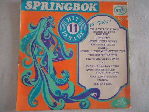 SPRINGBOK HIT PARADE -VOLUME 11 -1973 MFP STEREO LP IN GREAT CONDITION