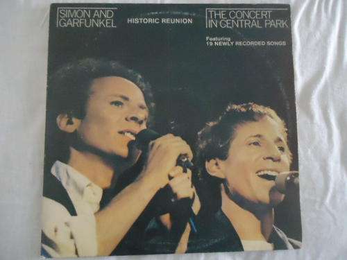 SIMON & GARFUNKEL "THE CONCERT IN CENTRAL PARK"  1982 GEFFEN DOUBLE GATEFOLD STEREO LP SET - EXC