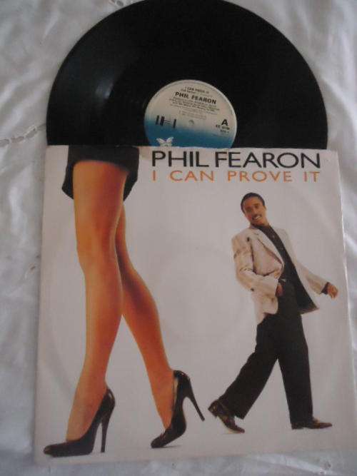 12" 45 RPM MAXI SINGLE - PHIL FEARON "I CAN PROVE IT" IMPORTED UK CHRYSALIS 1988 STEREO 12" SINGLE
