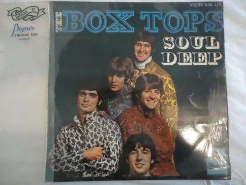THE BOX TOPS "SOUL DEEP" 1969 STATESIDE STEREO LP+PLASTIC COVER IN GREAT CONDITION
