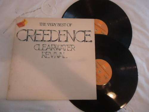 "THE VERY BEST OF CREEDENCE CLEARWATER REVIVAL"1984 FANTASY DOUBLE STEREO GATEFOLD LP SET - V/GOOD