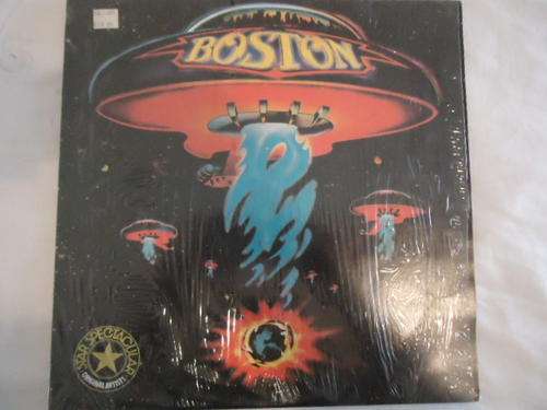 "BOSTON - SELF TITLED" 1983 EPIC STEREO LP+SHRINKWRAP IN EXCELLENT COND