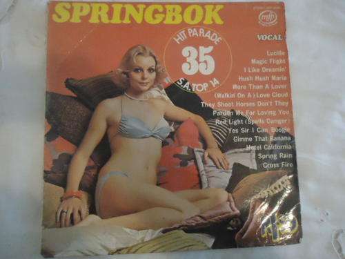 SPRINGBOK HIT PARADE -VOLUME 35 - 1977 STEREO LP IN GOOD CONDITION