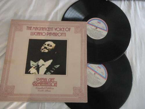 "THE MAGNIFICIENT VOICE OF LUCIANO PAVAROTTI" 1984 DECCA DBL STEREO GATEFOLD LP IN GREAT CONDITION