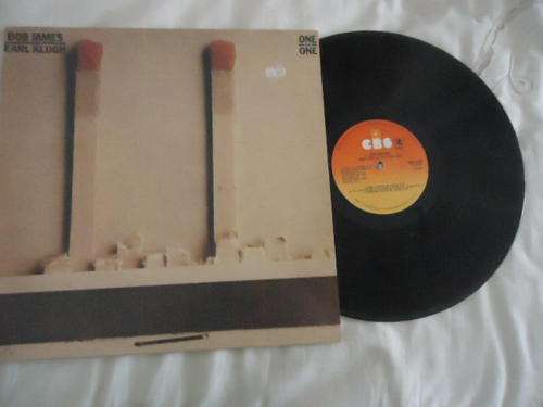 BOB JAMES & EARL KLUGH - "ONE ON ONE" 1976 CBS STEREO LP IN V/GOOD CONDITION