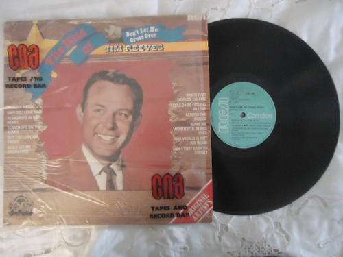 THE HITS OF JIM REEVES "DON'T LET ME CROSS OVER" 1970 RCA CAMDEN STEREO LP+PLASTIC COVER