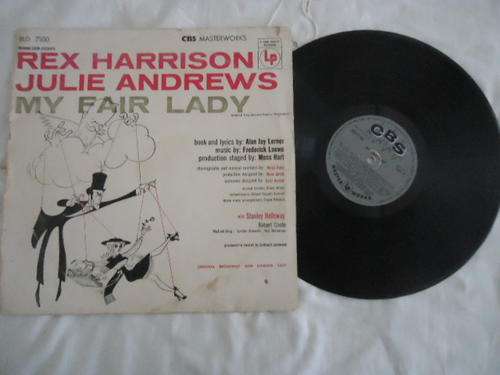 "MY FAIR LADY" ORIGINAL BROADWAY & LONDON CAST -CBS LONG PLAY LP IN V/GOOD CONDITION