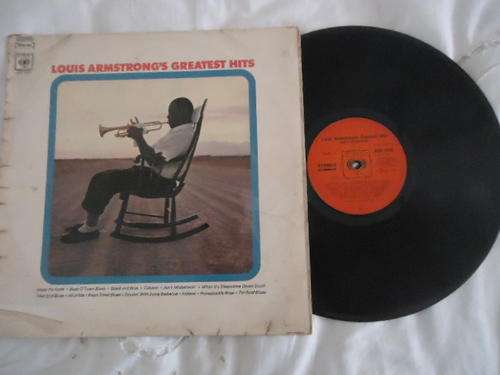 "LOUIS ARMSTRONG'S GREATEST HITS" CBS STEREO LP IN VERY GOOD CONDITION