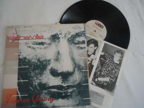 ALPHAVILLE "FOREVER YOUNG" - 1984 WEA STEREO  LP + INNER SLEEVE IN EXCELLENT CONDITION